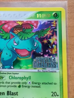 Pokemon TCG Venusaur 28/100 Crystal Guardians Reverse Holo Stamped - Image 4