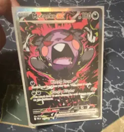 The Pokemon Company Morpeko ex 180 HP Paldean Fates Double Rare Full Art Holo - Image 1