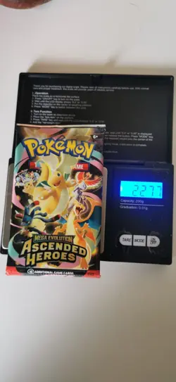 Pokemon Ascended Heroes VERY Heavy Booster Pack 22.77 | god packUU🔥🔥 | - Image 1
