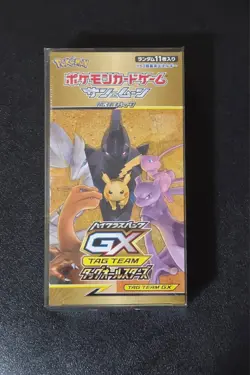 2019 Pokemon Japanese Sun & Moon Tag Team All Stars SM12a Booster Box SEALED - Image 1