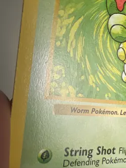 LP SHADOWLESS Caterpie 45/102 Base Set AUTHENTIC Pokemon Card 23 PHOTOS! - Image 4