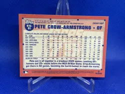 2026 Topps Series 1 - 1991 Topps Chrome Silver Pack Mojo Pete Crow-Armstrong - Image 2