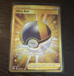 Pokemon Company Ultra Ball 186/172 Swsh09 Brilliant Stars Secret Rare Holo FA - Image 1