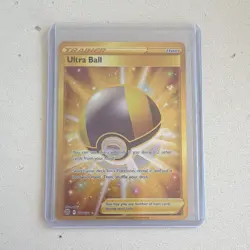 Pokemon Company Ultra Ball 186/172 Brilliant Stars Secret Rare Holo Trainer EN - Image 1
