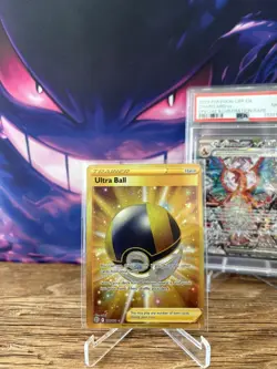 Ultra Ball - 186/172 - Secret Rare - Brilliant Stars - Pokemon Card - NM/M - Image 1
