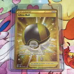 Pokemon TCG Ultra Ball 186/172 Brilliant Stars Secret Rare Holo Full Art - Image 1