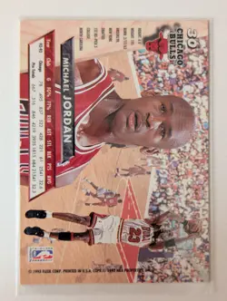Michael Jordan #30 1993 Ultra NBA Basketball Trading Card Chicago Bulls - Image 2