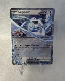 Lugia ex 082/131 Prismatic Evolutions Stamped Double Rare Holo Pokemon TCG NM - Image 1