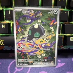 Shroodle 149/132 Illustration Rare Mega Evolution Pokemon Holo Near Mint - Image 1