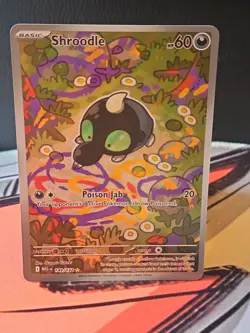 Shroodle 149/132 Illustration Rare Mega Evolution Pokemon Near Mint - Image 1