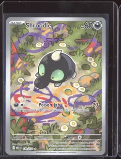 Shroodle 2025 Pokemon Mega Evolution Illustration Rare 149/132 - Image 1