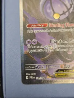 Mega Chandelure EX SIR Pokemon Pitch Black 115/84 SIR English - Image 2