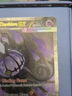 Mega Chandelure EX SIR Pokemon Pitch Black 115/84 SIR English - Image 4