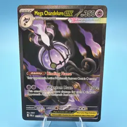 Mega Chandelure EX Pitch Black 115/84 SIR - Image 1