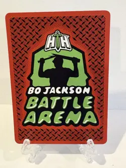Bo Jackson Battle Arena Tecmo #SB589 Biscuit Scoreboard Steel Cornelius Bennett - Image 2
