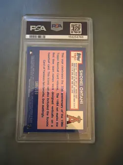 2019 TOPPS SILVER PACK 1984 CHROME PROMO #2 SHOHEI OHTANI 199/199 PSA 8 - Image 2