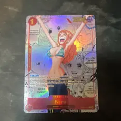 Bandai One Piece CCG Nami OP01-016 Alt Art Foil Rare English 2000 Power - Image 1