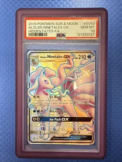 Alolan Ninetales GX 🔥 2019 Pokemon Sun & Moon SV53/SV94 - PSA 10 Gem Mint - Image 1