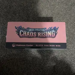 Pokemon Center Mega Evolution Chaos Rising Elite Trainer Box ETB New and Sealed - Image 3