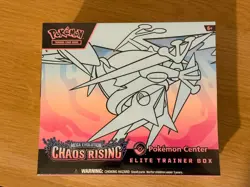 Pokemon Center Chaos Rising ETB Elite Trainer Box New And Sealed x1 ✅🔥 - Image 1