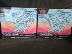 2x Pokemon TCG Chaos Rising Elite Trainer Box Pokemon Center Sealed And New - Image 1
