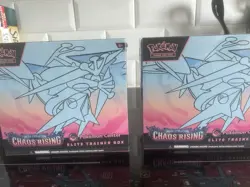 2x Pokemon TCG Chaos Rising Elite Trainer Box Pokemon Center Sealed And New - Image 1