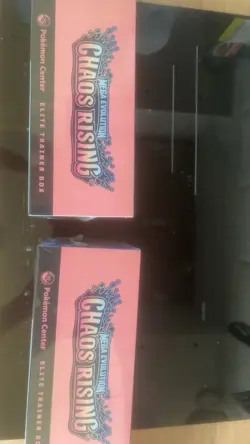 2x Pokemon TCG Chaos Rising Elite Trainer Box Pokemon Center Sealed And New - Image 2