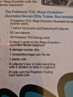 Pokemon TCG Ascended Heroes ETB NEW SEALED - Image 3