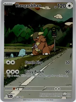 Kangaskhan Holo Illustration Rare SV10: Destined Rivals 204/182 NM - Image 1