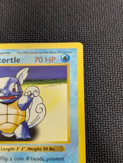 Pokemon TCG Wartortle Base Set, Shadowless Uncommon Card 42/102 - LP - Image 4