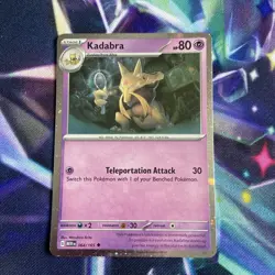 Pokemon Cards TCG: Abra/ Kadabra/ Alakazam ex SVP 050 Black Star Promo ENG - NM - Image 3