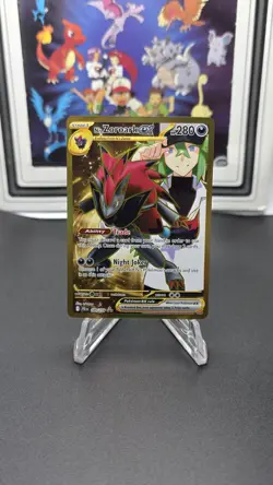 N's Zoroark Ex Pokemon Journey Together Secret Gold Rare 189/159 NM - Image 1