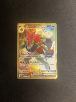 N's Zoroark Ex Pokemon TCG S&V Journey Together Gold Secret Rare NM 189/159✨🔥 - Image 1