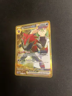 N's Zoroark Ex Pokemon TCG S&V Journey Together Gold Secret Rare NM 189/159✨🔥 - Image 2