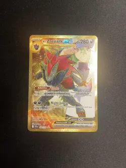 N's Zoroark Ex Pokemon TCG S&V Journey Together Gold Secret Rare NM 189/159✨🔥 - Image 4