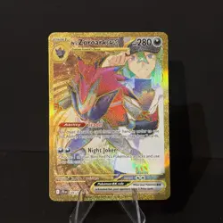 Pokemon TCG N's Zoroark EX 189/159 | Hyper Rare Gold Full Art Holo Card | NM/M - Image 1