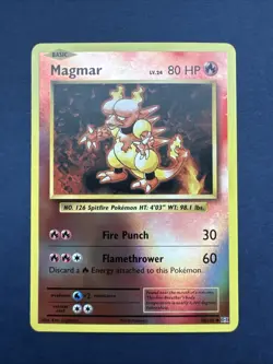 Magmar 20/108 Reverse Holo XY - Evolutions - Pokemon Card - NM - Image 1