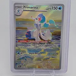 Primarina 088/084 Pitch Black Illustration Rare Pokemon Card NM - Image 1