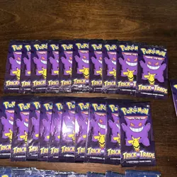 75 Lot Pokemon Trick Or Trade Halloween 3 Card Pack - Image 2