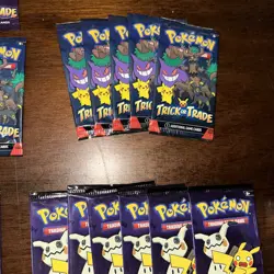 75 Lot Pokemon Trick Or Trade Halloween 3 Card Pack - Image 5