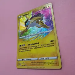 Raikou 050/185 NM Holo Amazing Rare Vivid Voltage Pokemon Card English TCG - Image 5
