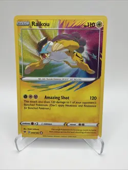 🔥Raikou Amazing Rare 050/185 Vivid Voltage Pokemon NM-MINT🔥 - Image 1