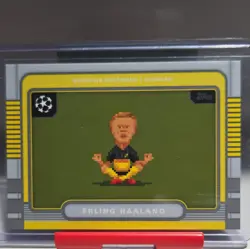 Topps 2025-26 UEFA Club Competitions Erling Haaland Dortmund 8-Bit #8B-5 - Image 2