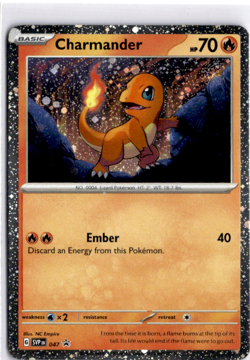 Charmander - (Cosmos Holo) Promo Holo SV: Scarlet & Violet Promo Cards 047 NM - Image 1