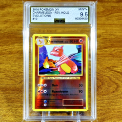 Pokemon XY Evolutions Reverse Holo Charmeleon 10/108 AGS Mint+ 9.5 Uncommon 2016 - Image 1