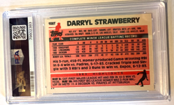 1983 Topps Traded Darryl Strawberry psa 9 #108T - Image 2