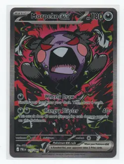 Morpeko Ex 117/084 Pitch Black Special Illustration Rare Mint pristine Pokemon - Image 1