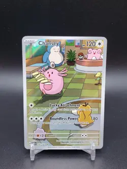 Chansey 187/167 Twilight Masquerade Illustration Rare NM Pokemon Card - Image 1