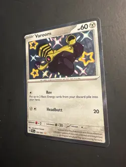 2024 Pokemon S&V Paldean Fates Shiny Varoom 192 /91 Holo Rare Holographic Foil - Image 3