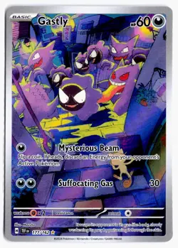 Gastly 177/162 Illustration Rare Temporal Forces Pokemon Holo NM - Image 1